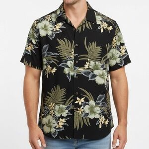 Bill Blass Men’s Hawaiian Short Sleeve Shirt